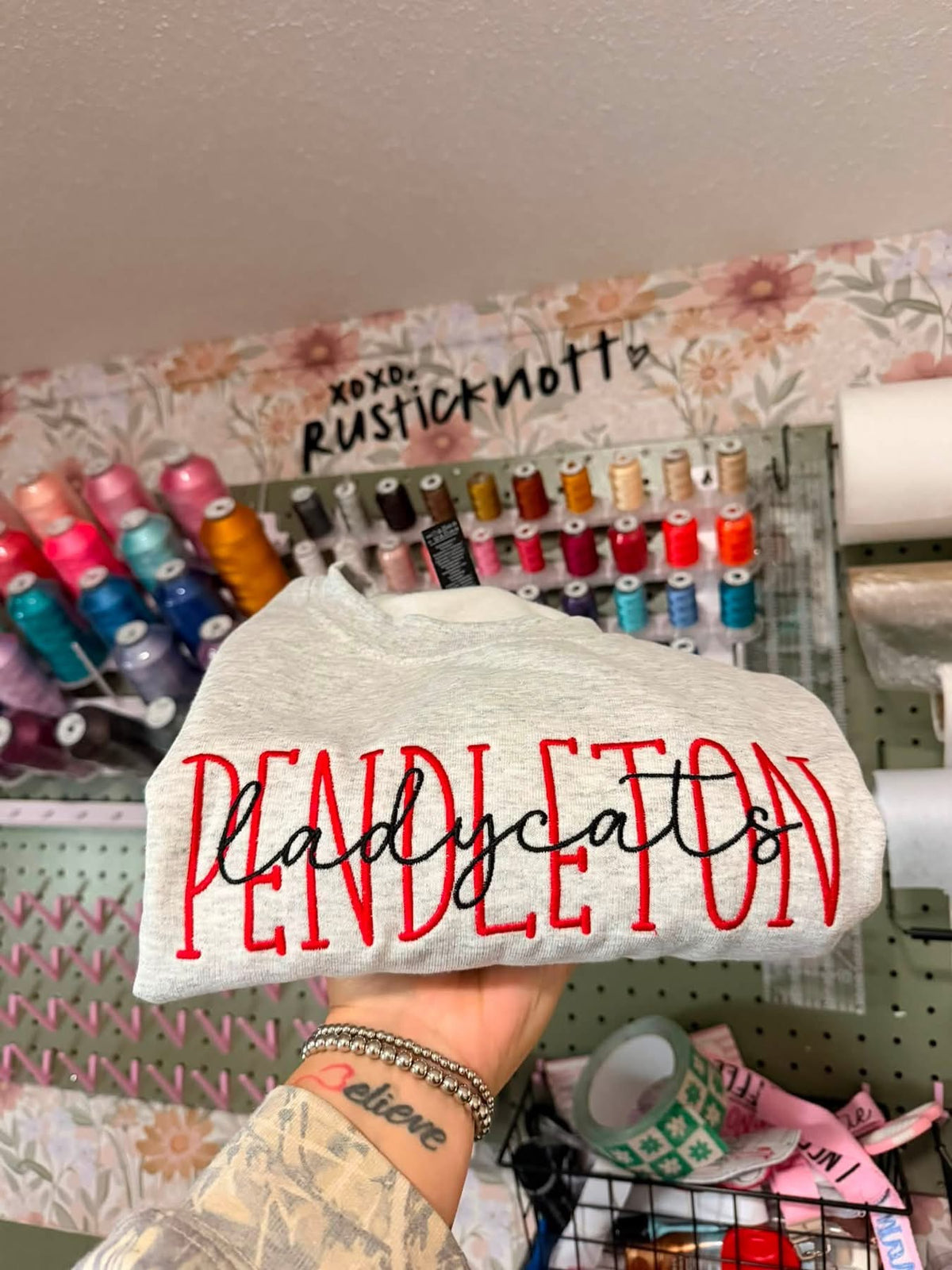 Pendleton Ladycats - Embroidery Crew