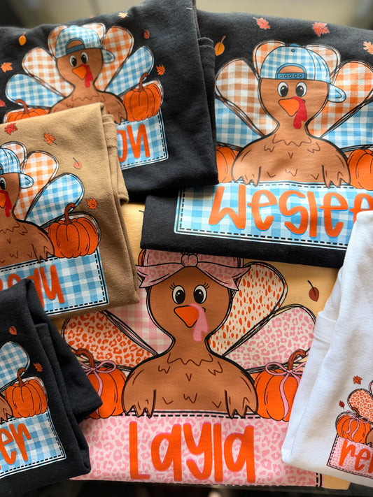 Thanksgiving DTF Shirt - Kids&Youth - Boy/Girl