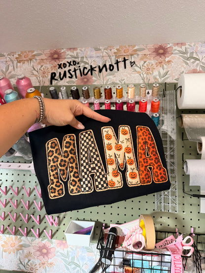 Mama Pumpkin & Animal Print I DTF