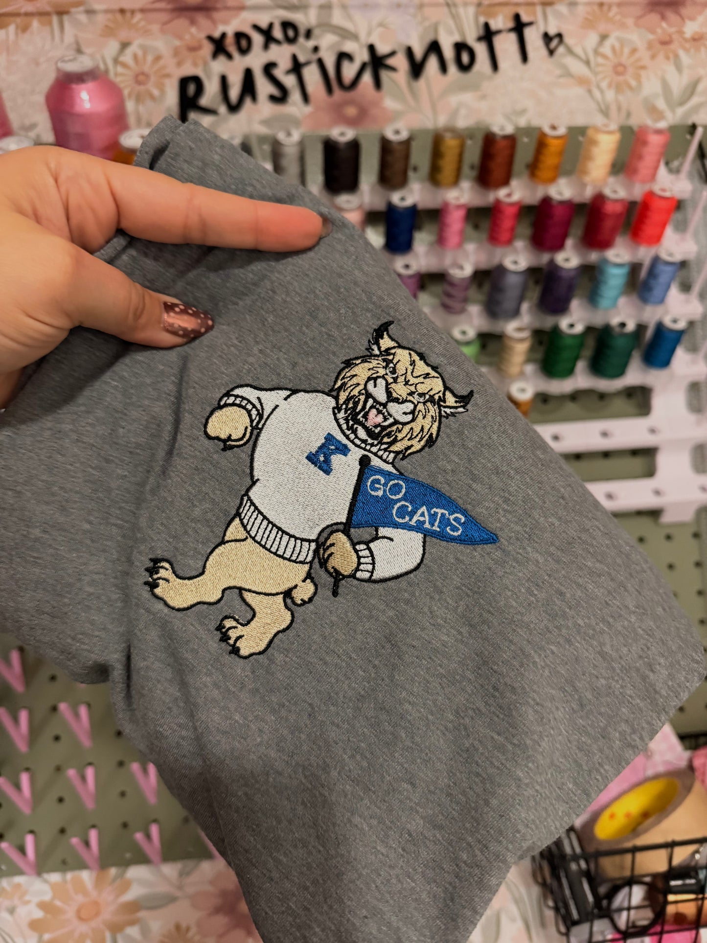 KY Vintage Mascot - Go Cats Flag