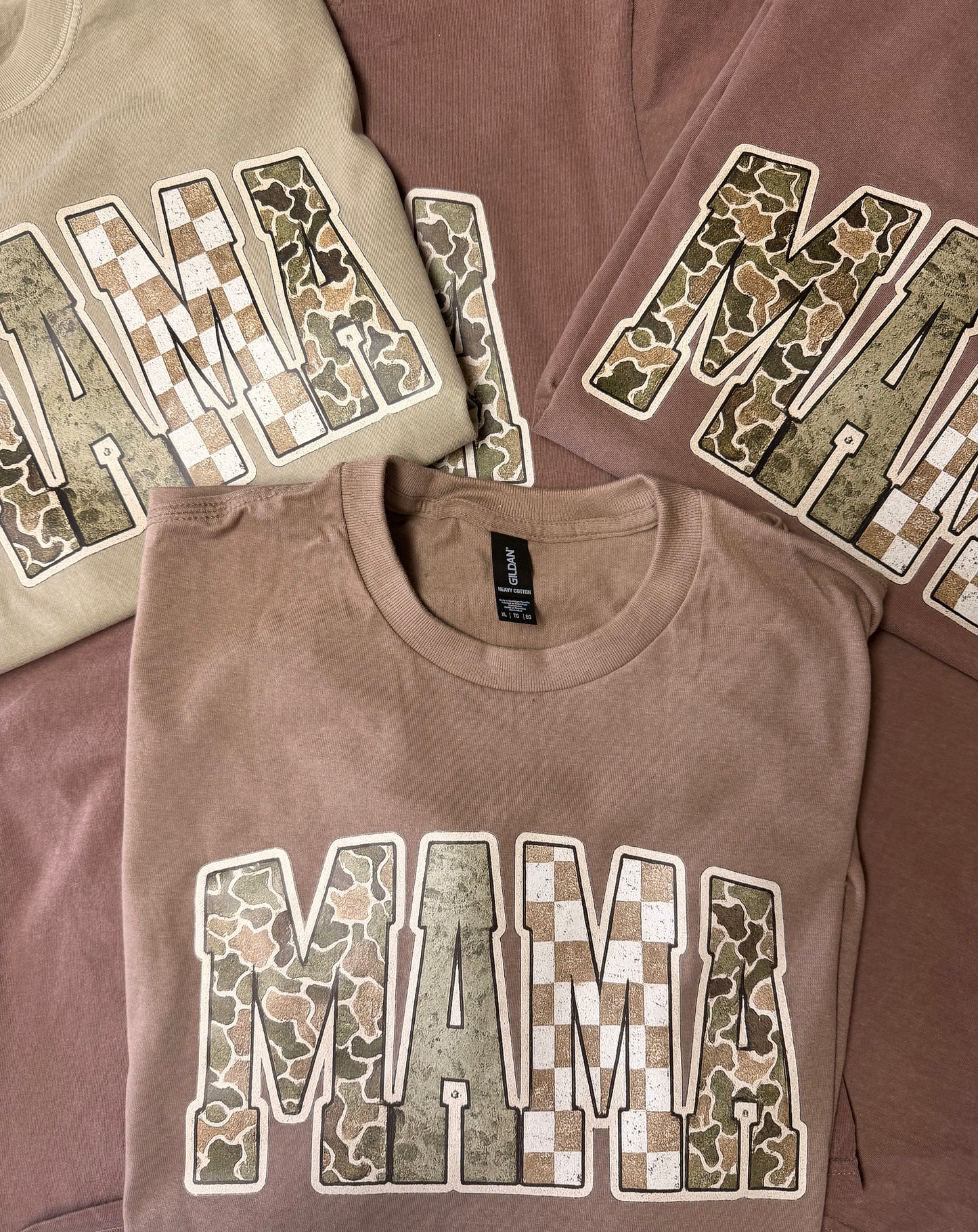Mama Camo / Plaid DTF