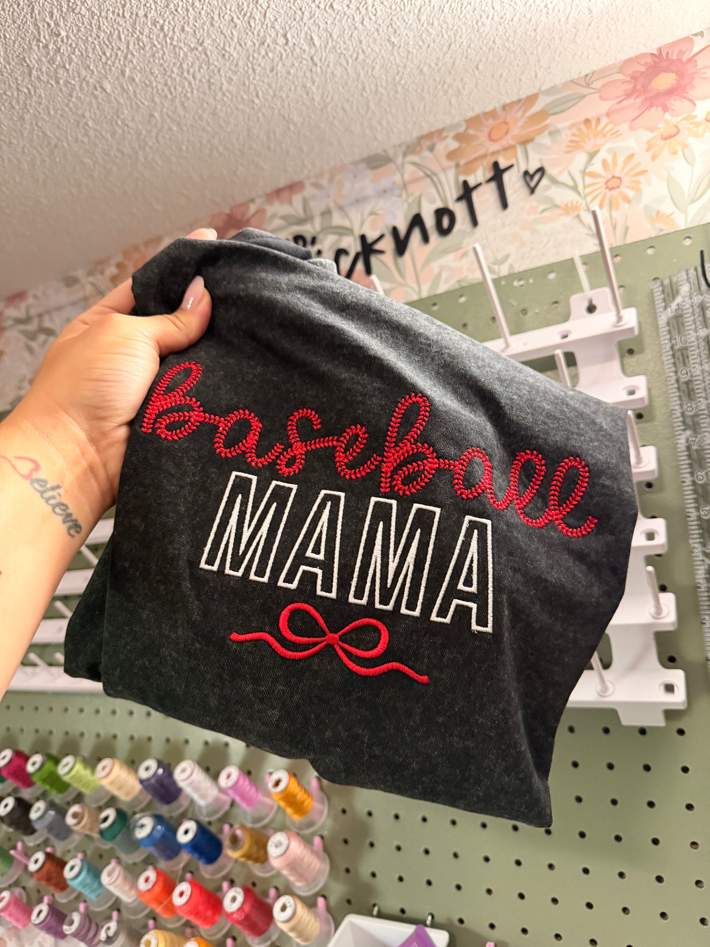 Baseball Lace Mama