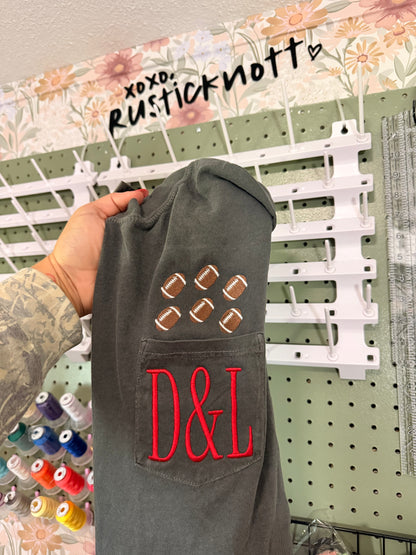 Sports Monogram Pocket Style