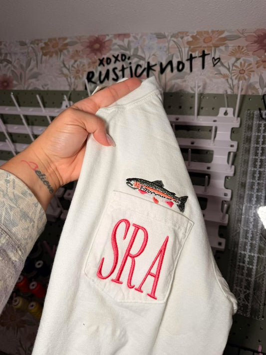 Trout Monogram Pocket Style
