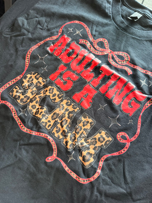 Adulting Scam - Tshirt DTF - XL