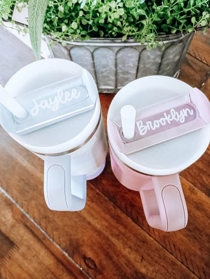 Stanley Lid Tag Quencher H2.0 | CLEAR Name Plate
